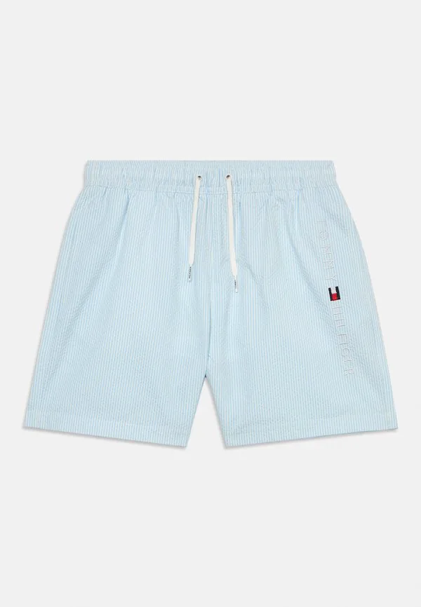 Оригинальные плавательные шорты средней длины в полоску ithaca. Tommy Hilfiger, Sail Blue/Ecru