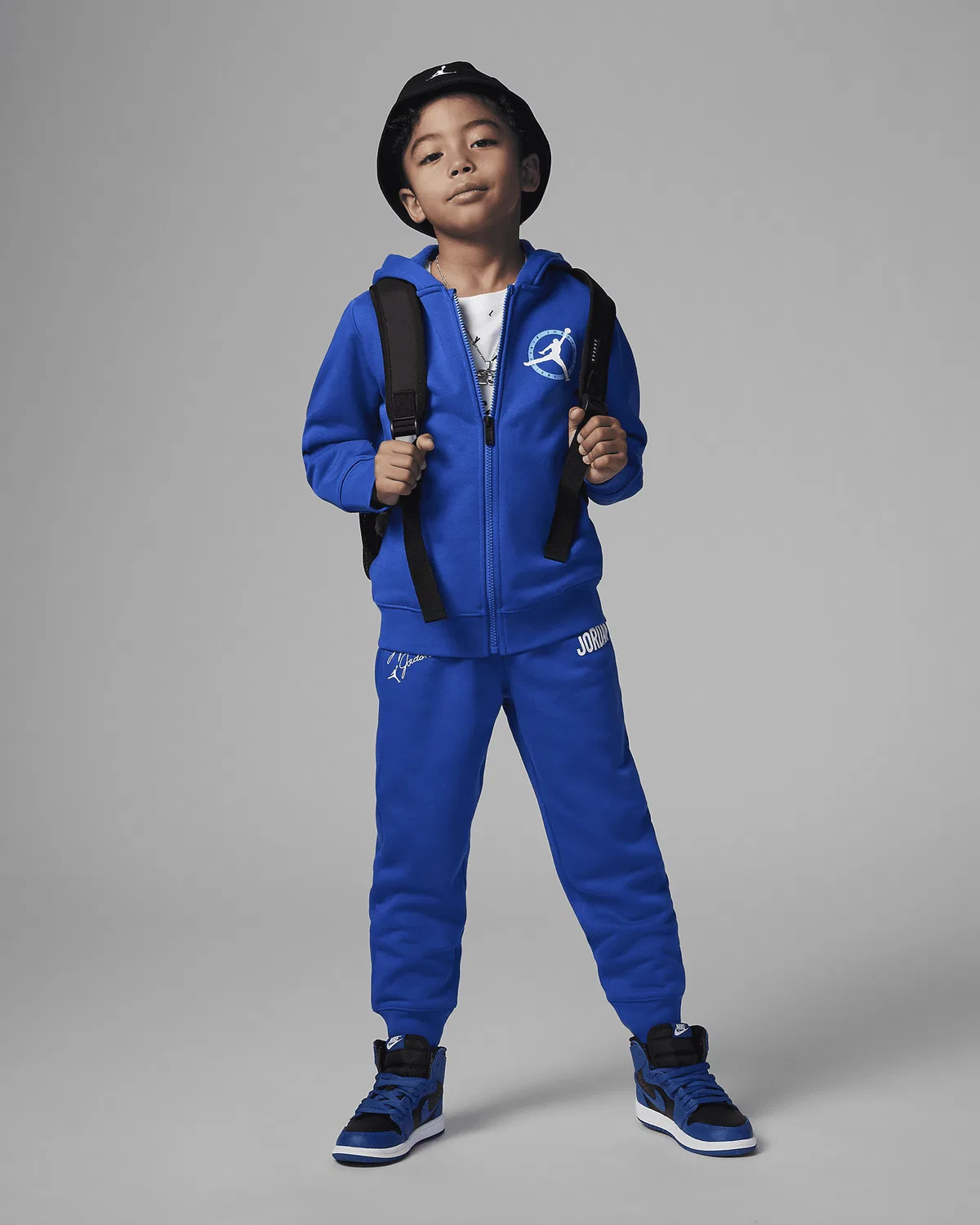 Детский набор Jordan Flight MVP Full-Zip, Game Royal