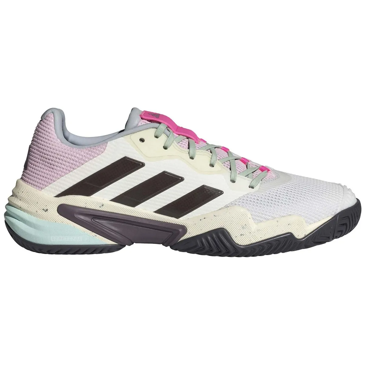 

Мужская теннисная обувь BARRICADE Adidas, белый/розовый