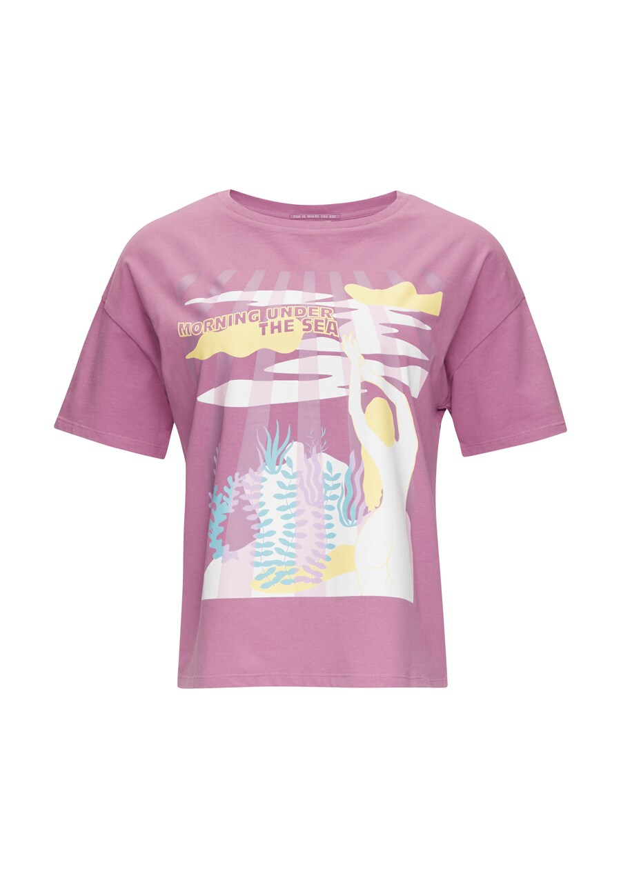 

Футболка QS Shirt, фиолетовый