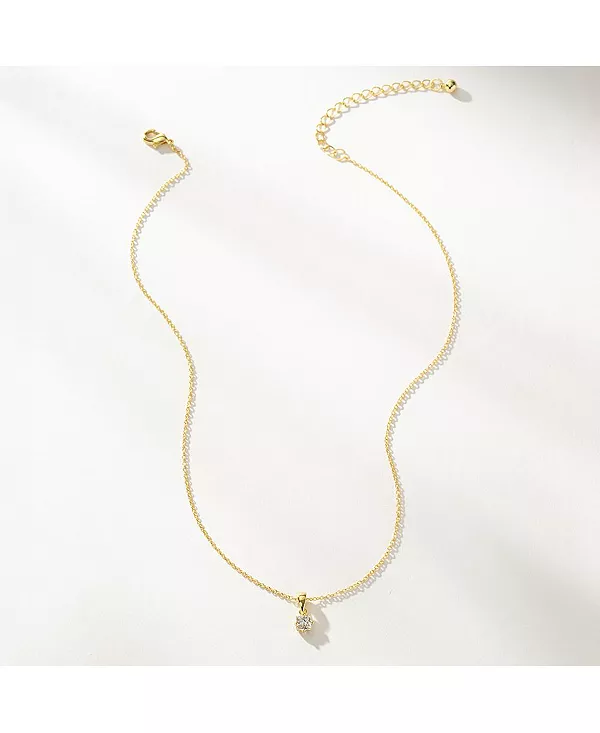 

Ожерелье с подвеской в виде ведущей актрисы, покрытое 14-каратным золотом, 14 дюймов + удлинитель 2 дюйма Uncommon James, gold