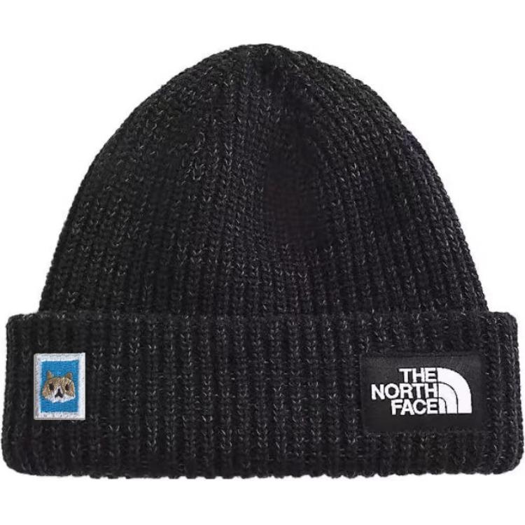 

THE NORTH FACE Полиэстеровая шапка унисекс черная, One Size Black Logo