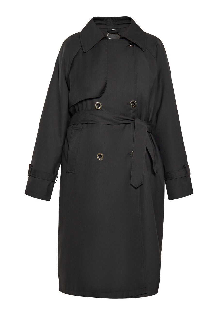 

Тренчкот faina Between-Seasons Coat, черный