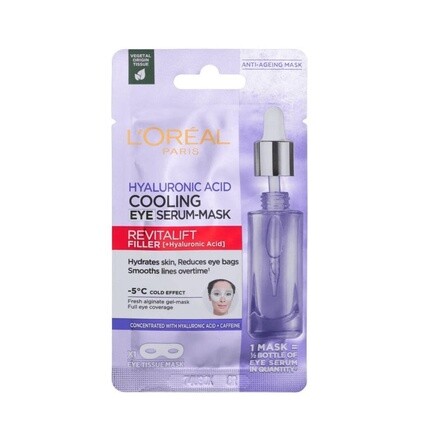 

L'Oreal Paris Revitalift Filler Охлаждающая тканевая маска-сыворотка для глаз 11G, L'Oreal, Фиолетовый, L'Oreal Paris Revitalift Filler Охлаждающая тканевая маска-сыворотка для глаз 11G, L'Oreal