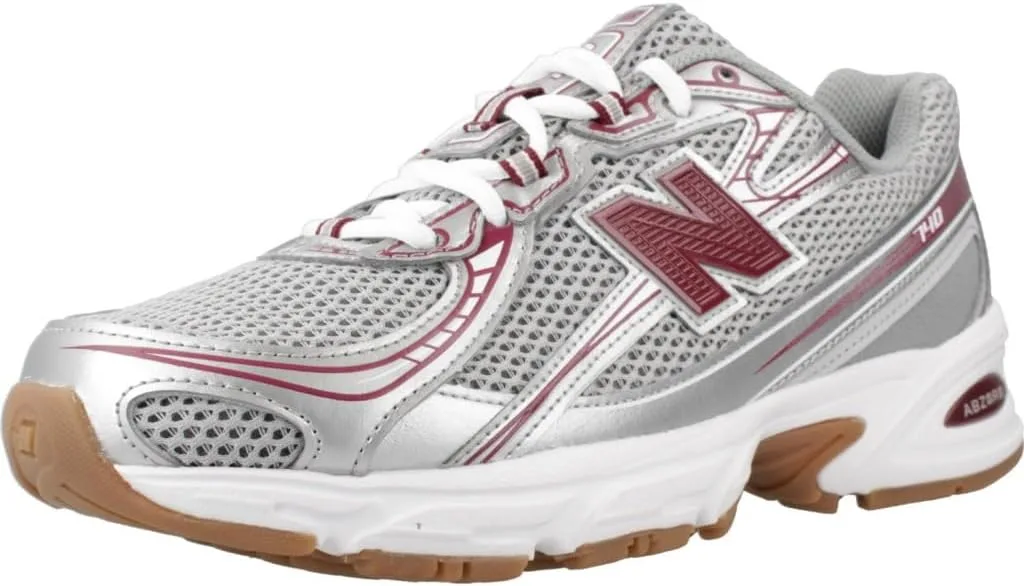 Мужские кроссовки New Balance 740 (Monarch Burgundy/Slate Grey), бордовый