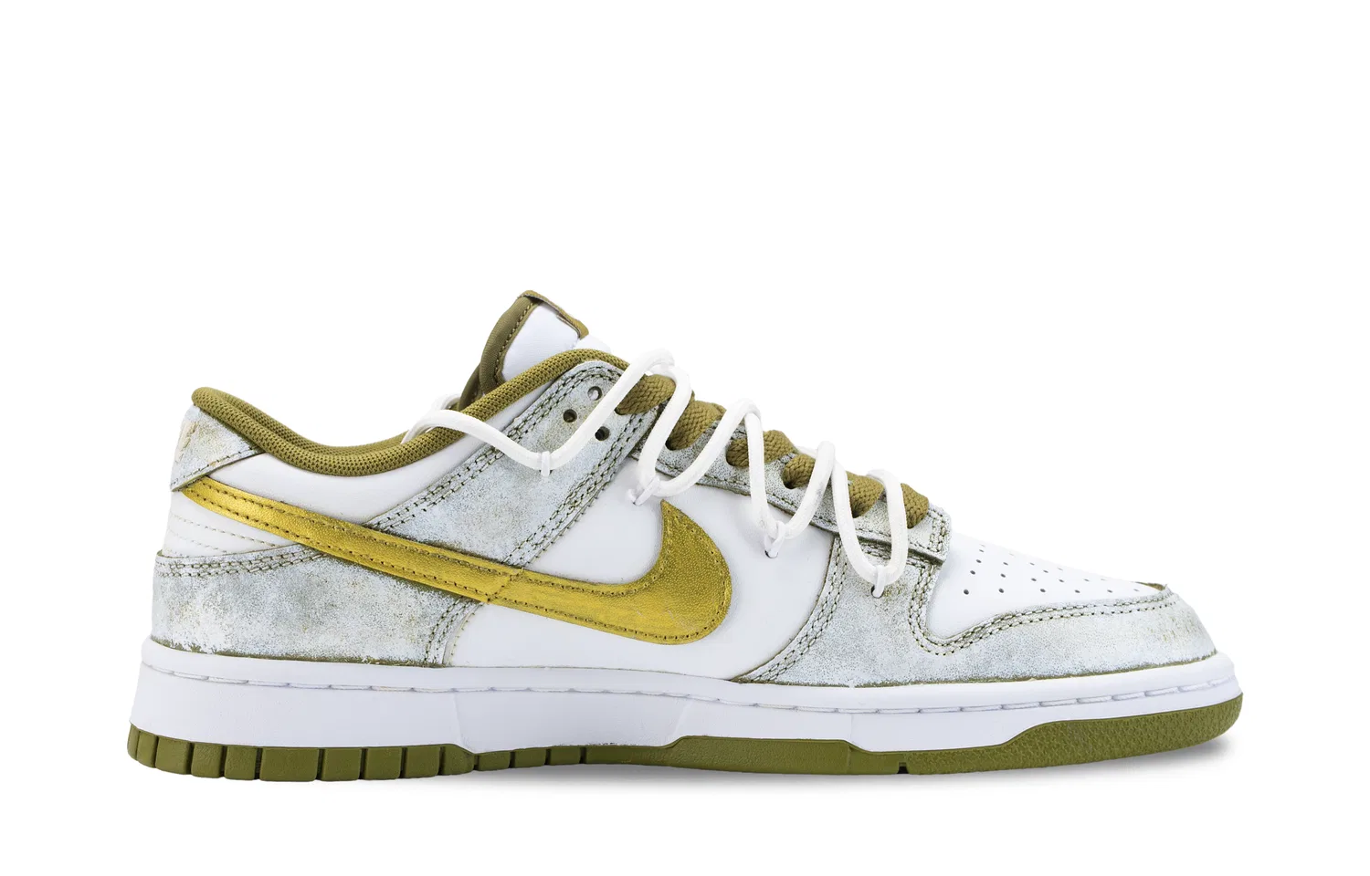 Кроссовки для скейтбординга Nike Dunk White Gold — фото 4