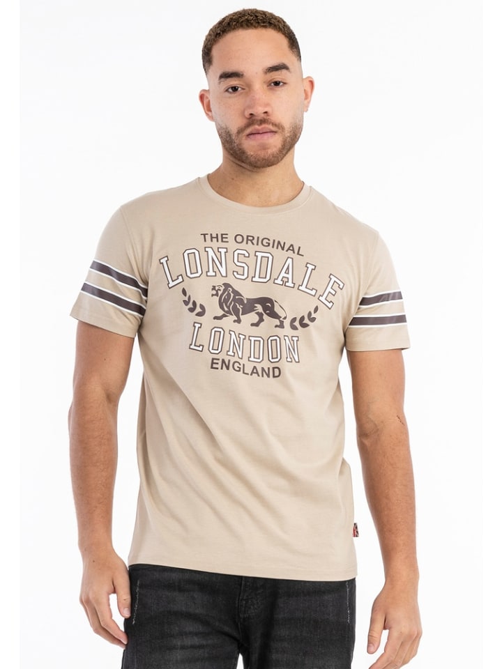 

Футболка Lonsdale T-Shirt, бежевый