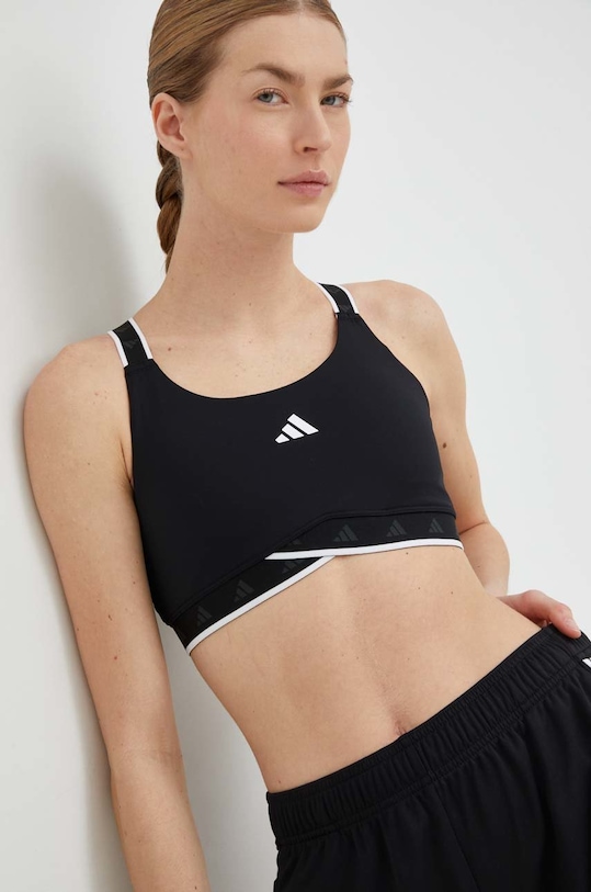 

Спортивный бюстгальтер Powerimpact Adidas Performance, черный