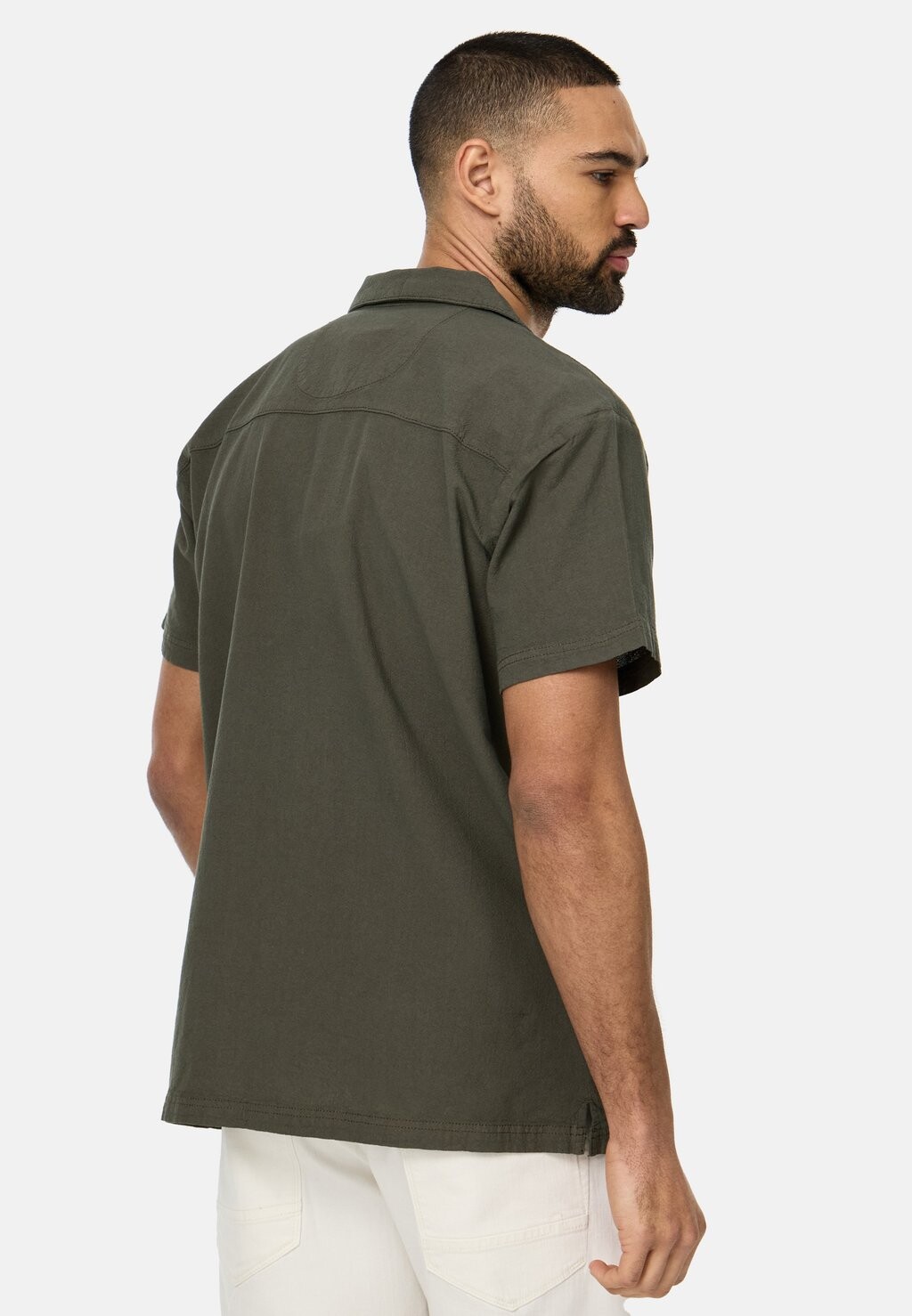

INRycroft INDICODE JEANS, Рубашка INDICODE JEANS, темно-зеленый