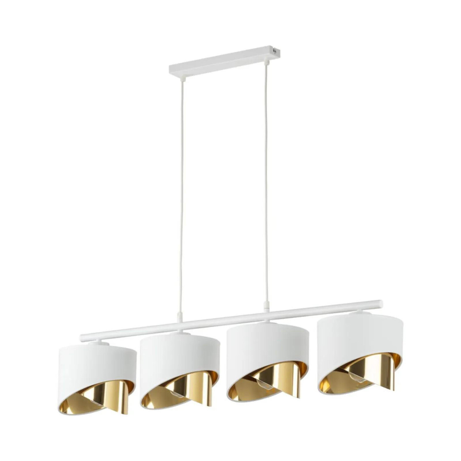 

Подвесная лампа famlights, 10x10x110 см, белый/золотой