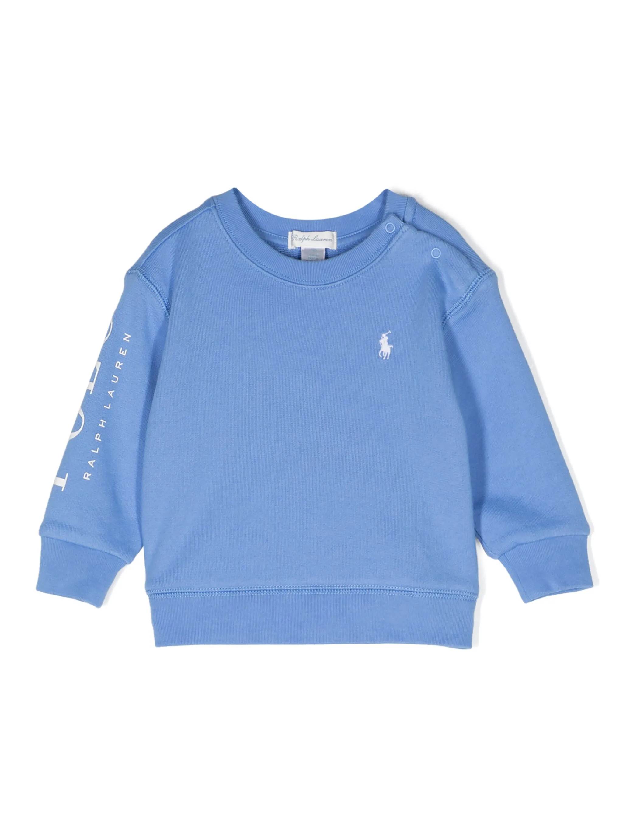 

Толстовка с логотипом Polo Ralph Lauren Kids, синий