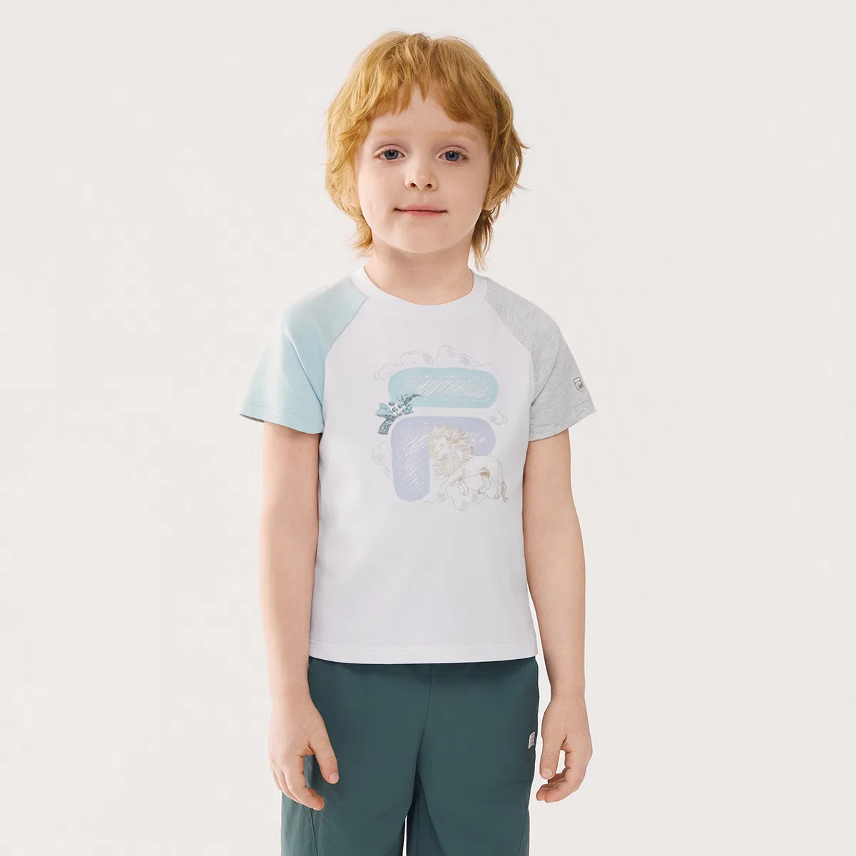 Футболка спортивная FILA KIDS белая — фото 3