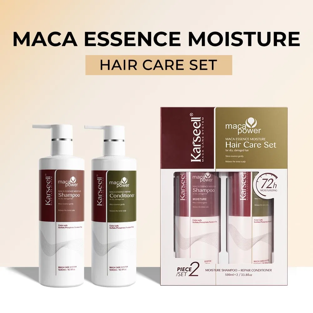 Набор для ухода за волосами «Maca Essence» от Karseell (шампунь и кондиционер) Karseell — фото 2
