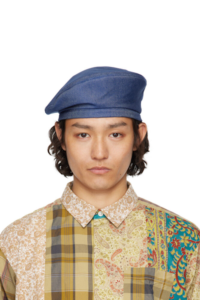 

Синий джинсовый берет Engineered Garments
