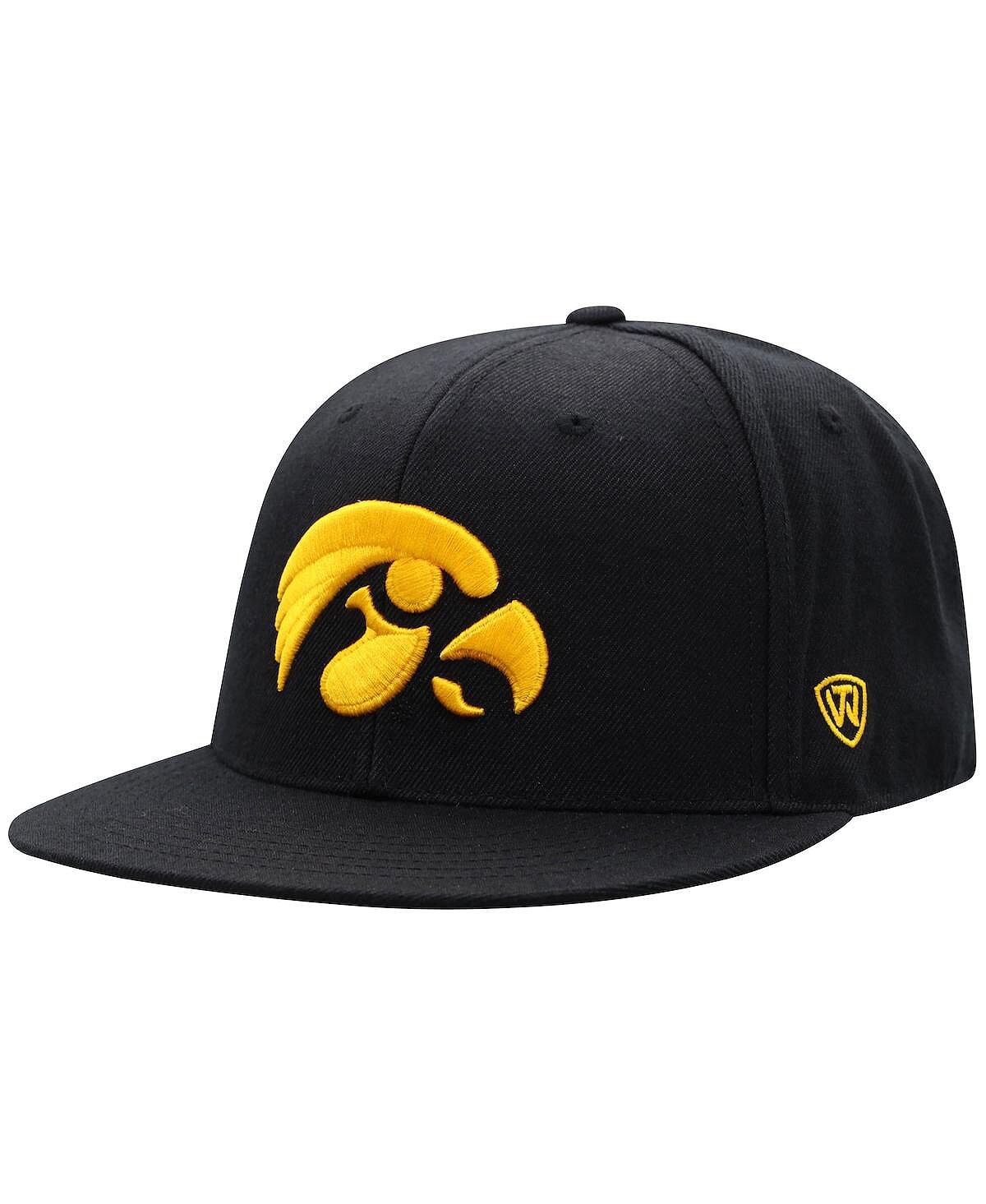 

Мужская черная приталенная шляпа цвета Iowa Hawkeyes Team Top of the World