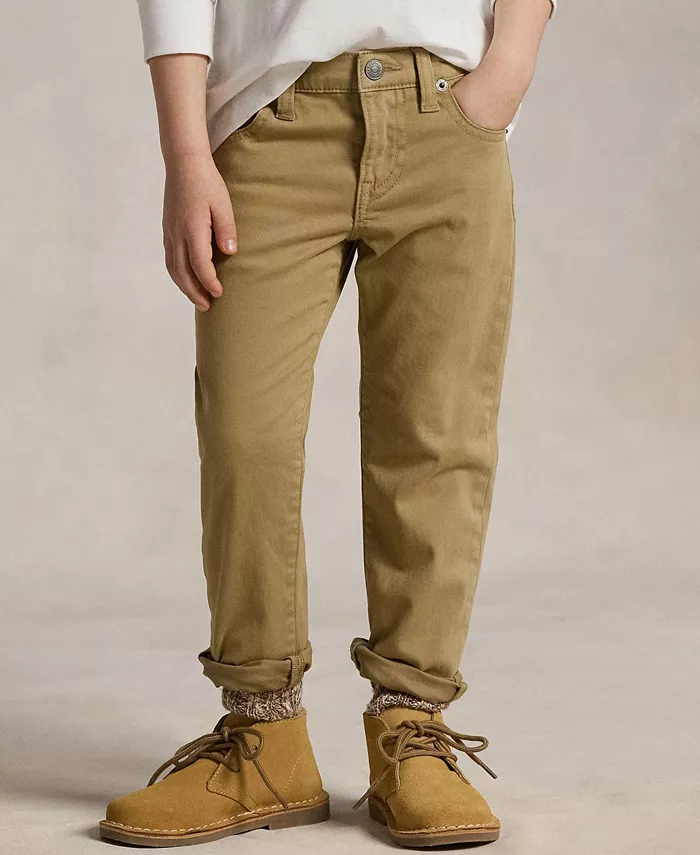 

Брюки Sullivan Slim Stretch Sateen для малышей и мальчиков Polo Ralph Lauren, коричневый/бежевый