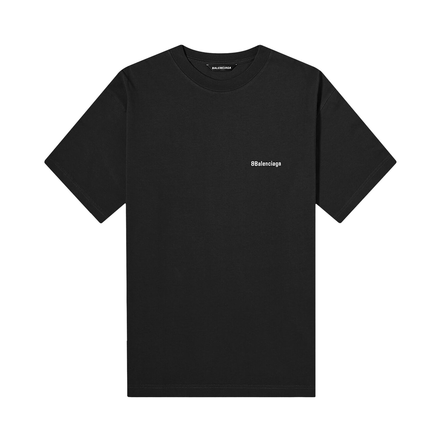 

Футболка с логотипом Balenciaga Corporate, цвет Черный/Белый