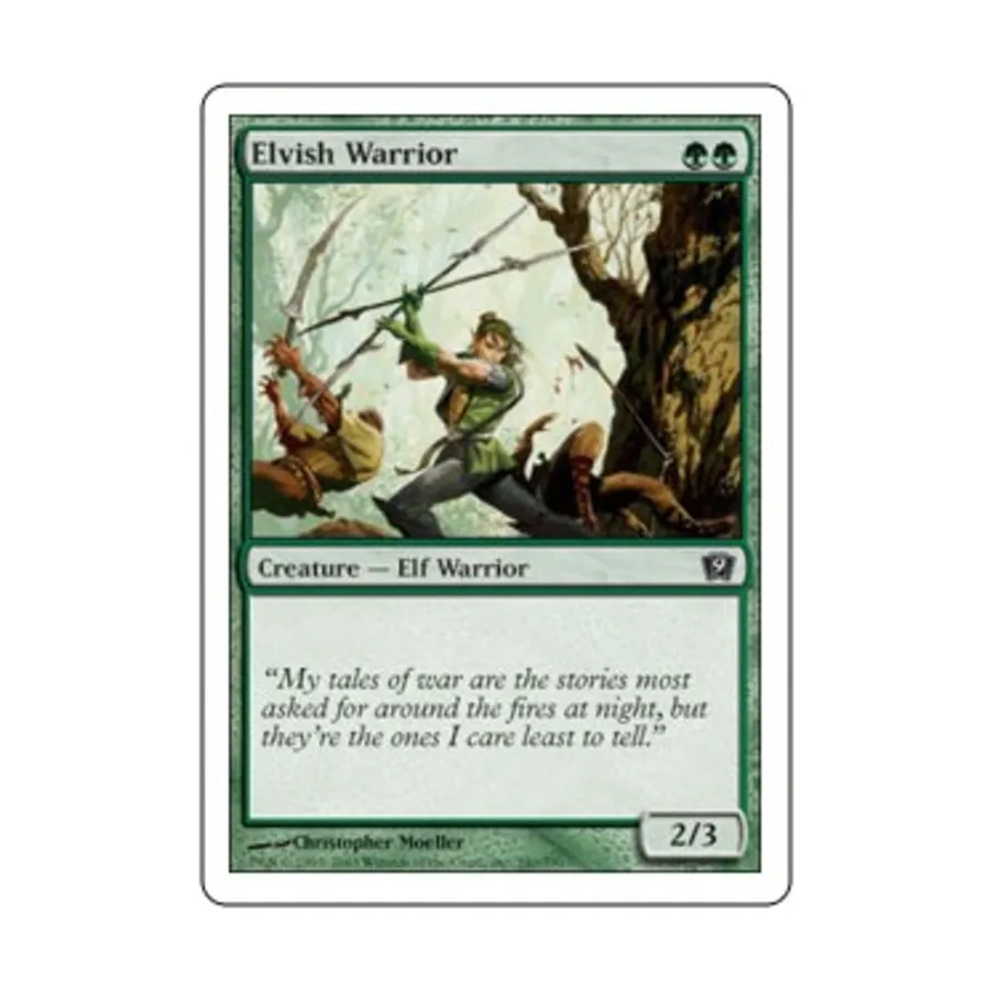 

CCG Эльфийский воин (С), MTG - 9th Edition