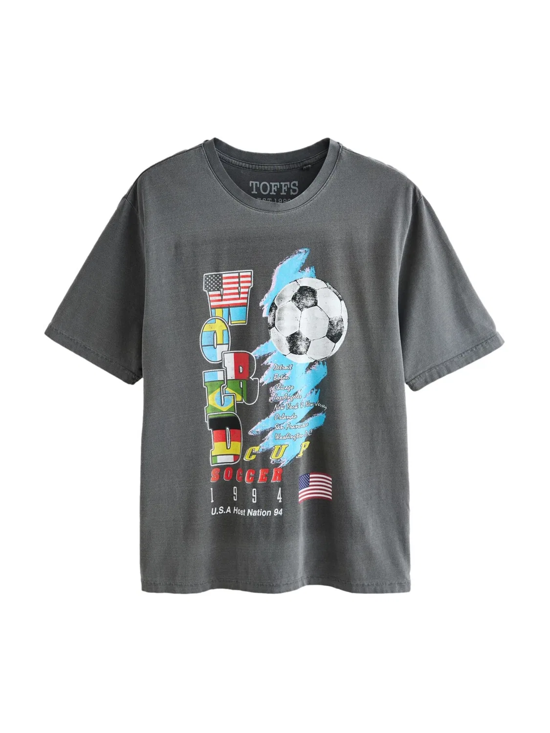 Футболка 'Football World Cup' Next, Dark Grey