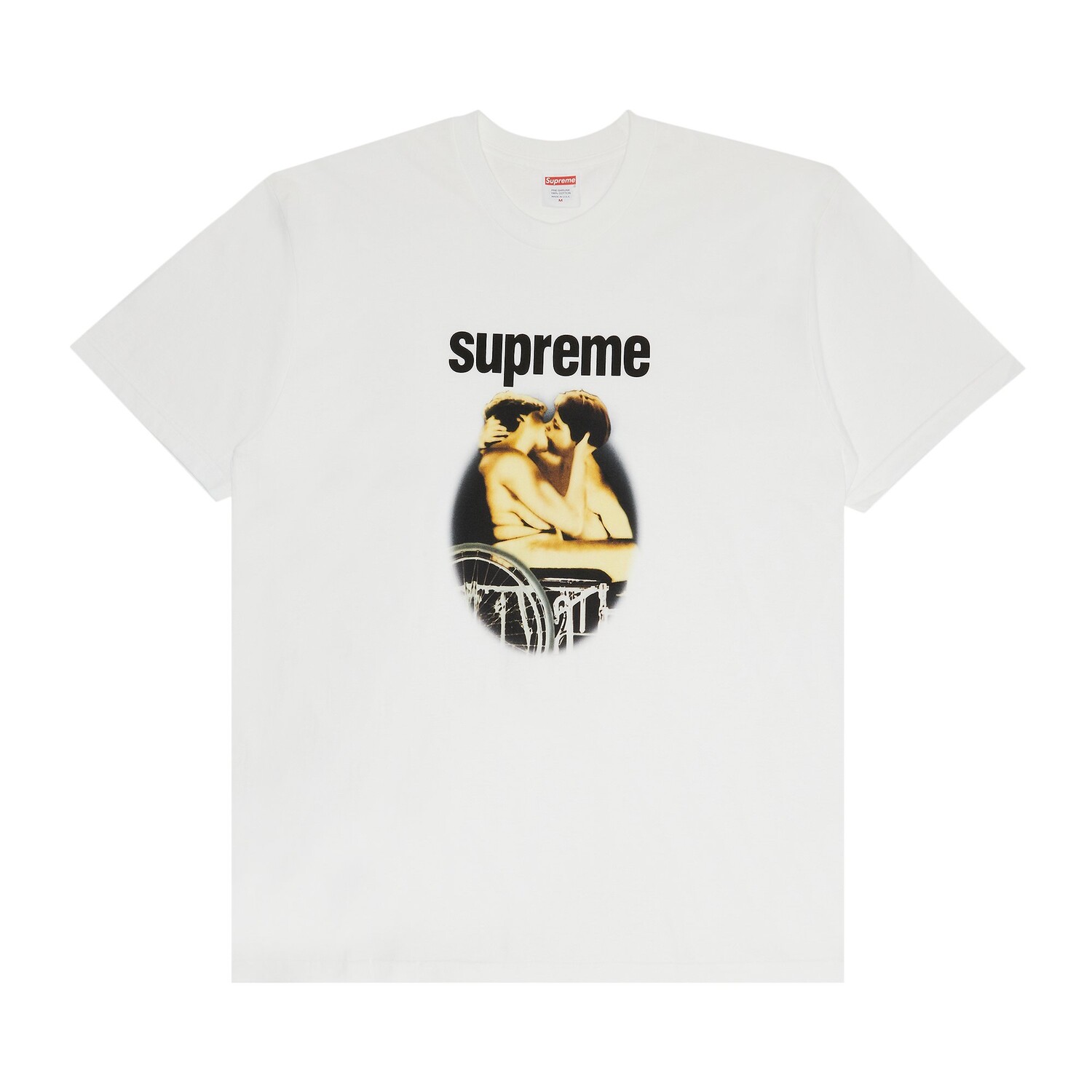 

Футболка Supreme Kiss, белая, Белый, Футболка Supreme Kiss, белая