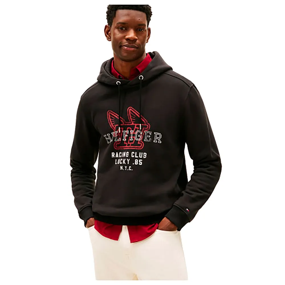 

Худи Tommy Hilfiger Graphic Terry с завязками, черный