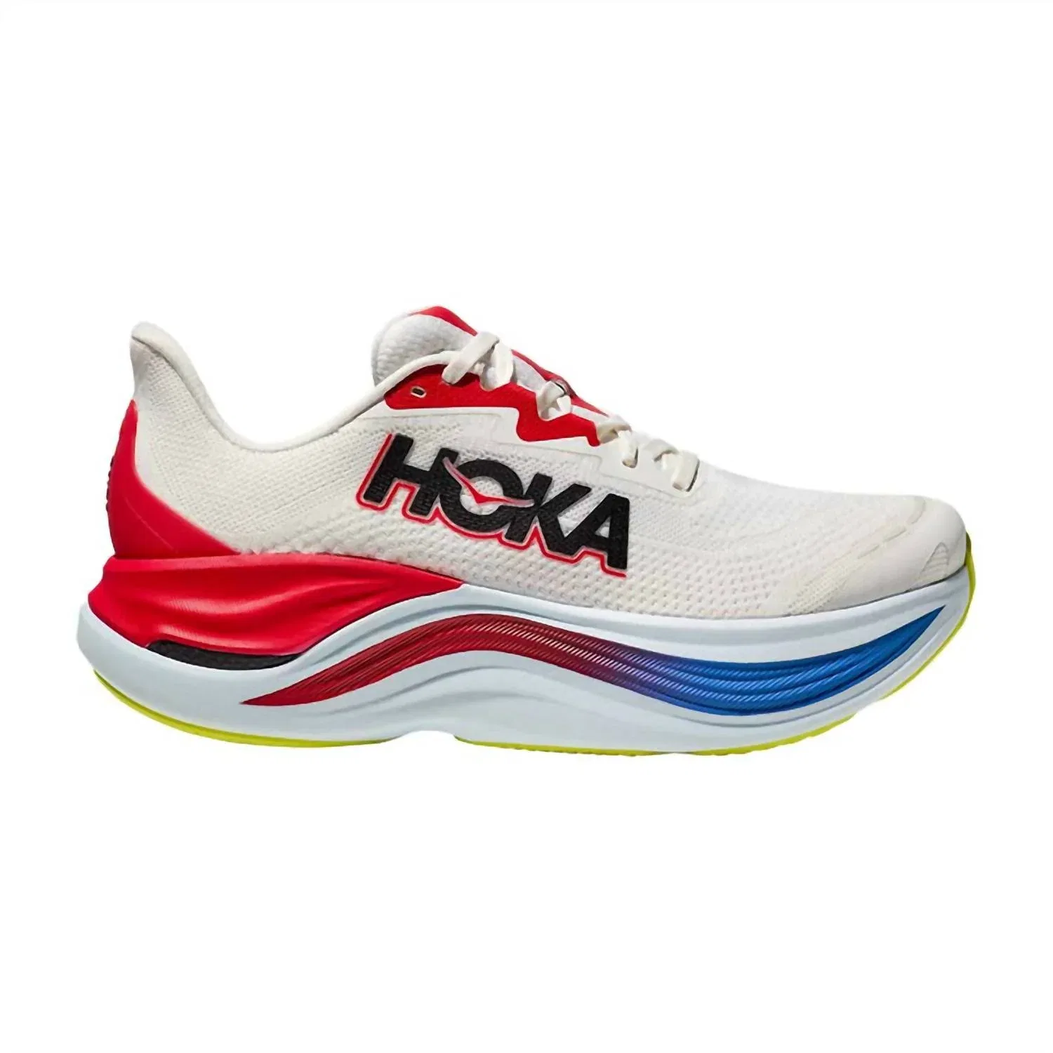 Мужские беговые кроссовки Skyward X в цвете Blanc De Blanc/virtual Blue Hoka