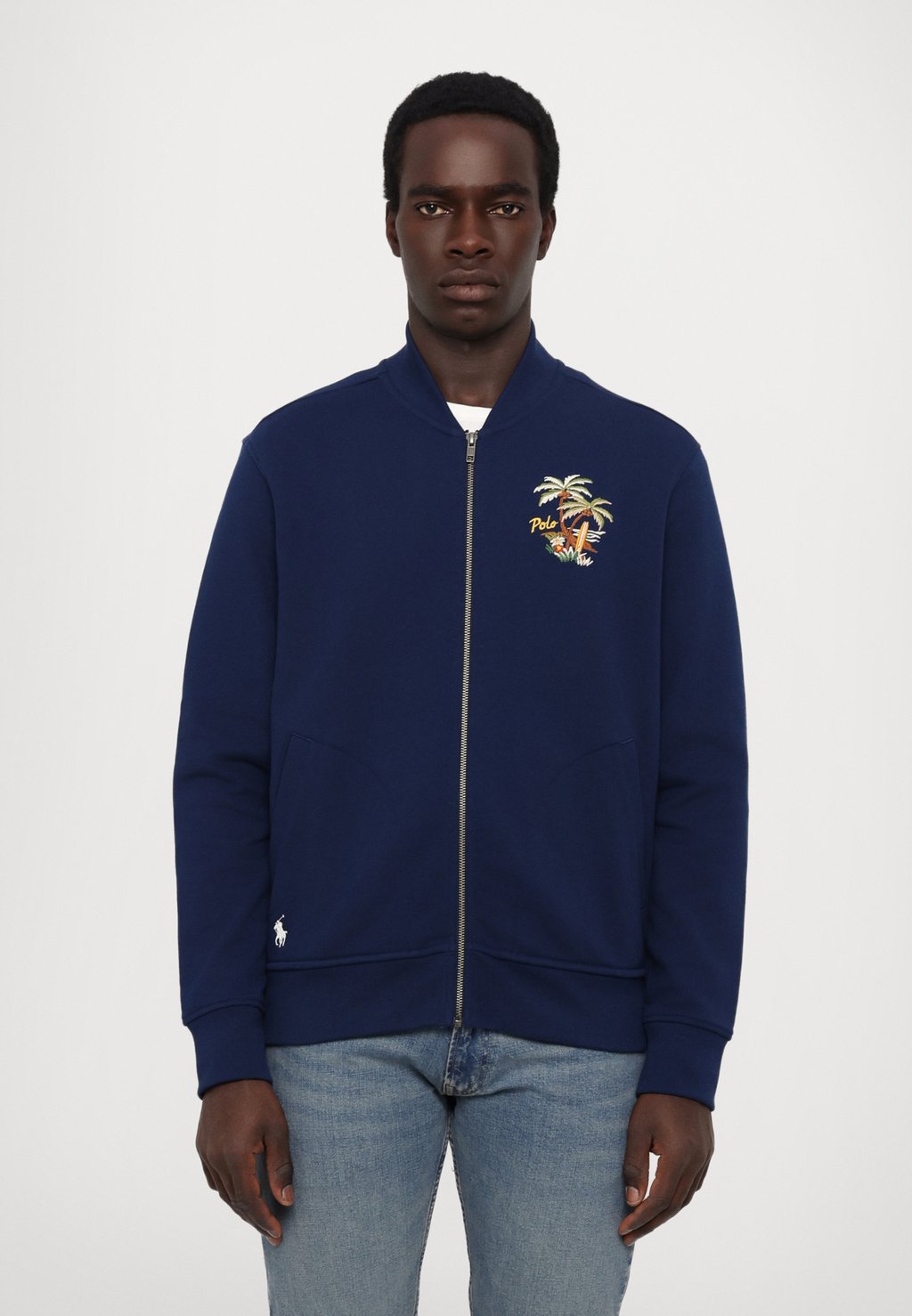

Толстовка на молнии LONG SLEEVE Polo Ralph Lauren, темно-синий