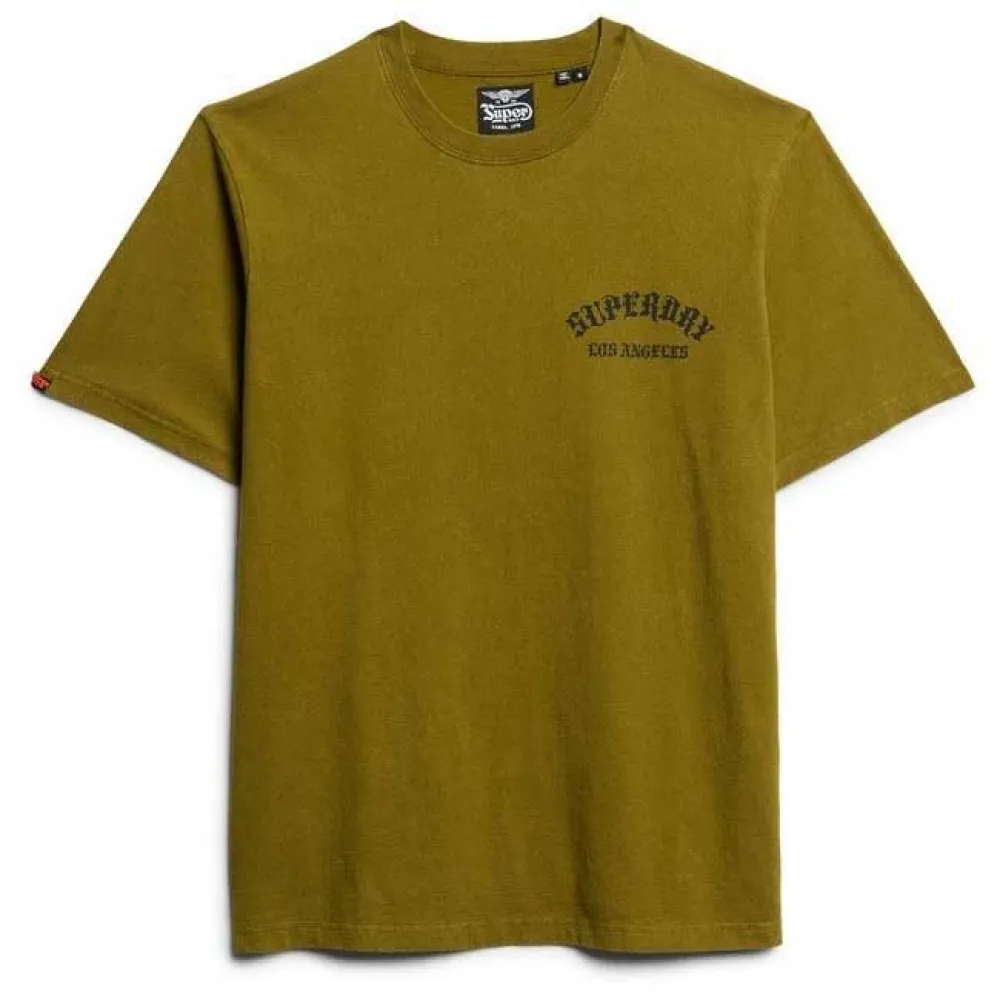 

Футболка с коротким рукавом Superdry Neo Trad Tattoo Loose, зеленый