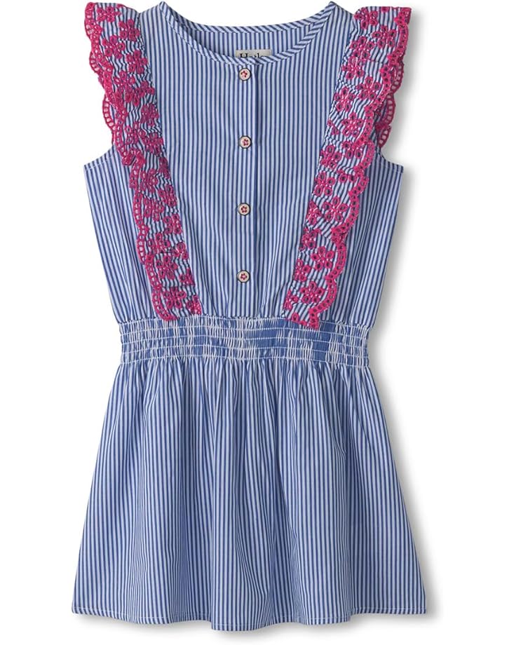

Платье Hatley Kids Ruffle Dress, цвет Pinstripe Scallop