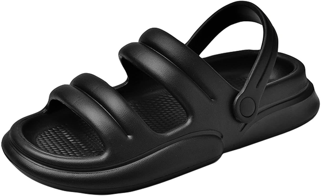 

Женские летние сабо Meidiastra, открытые пляжные сандалии с мягкой подошвой из ЭВА, черный