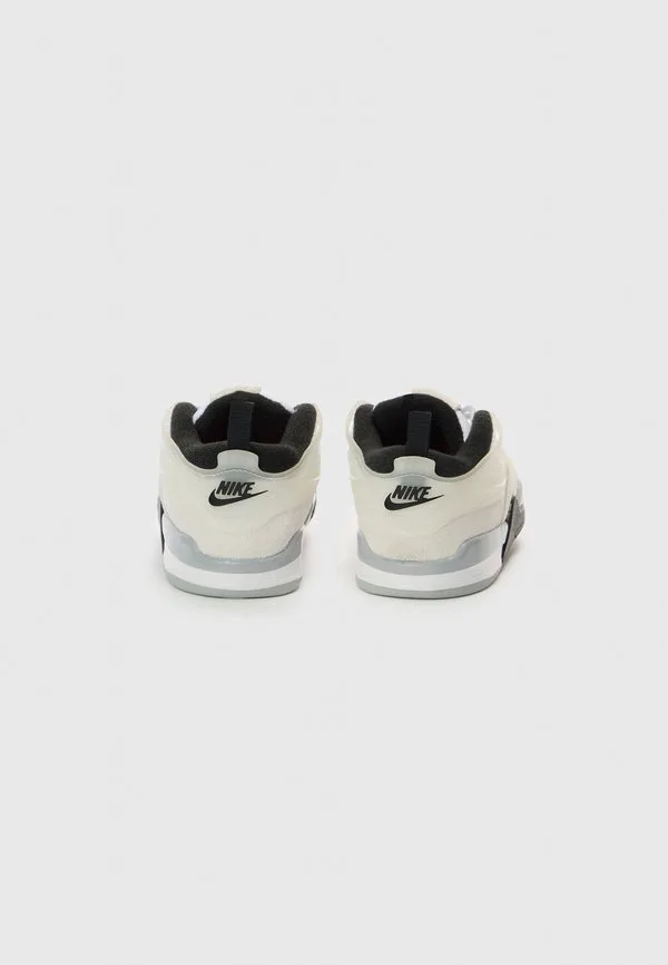 Кроссовки jordan 4 унисекс Jordan, White/Black/Light Smoke Grey — фото 3