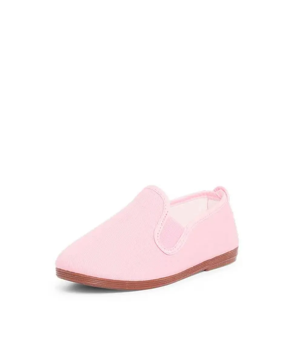 Детские походные кроссовки кунг-фу из парусины Pisamonas, цвет Rosa — фото 2