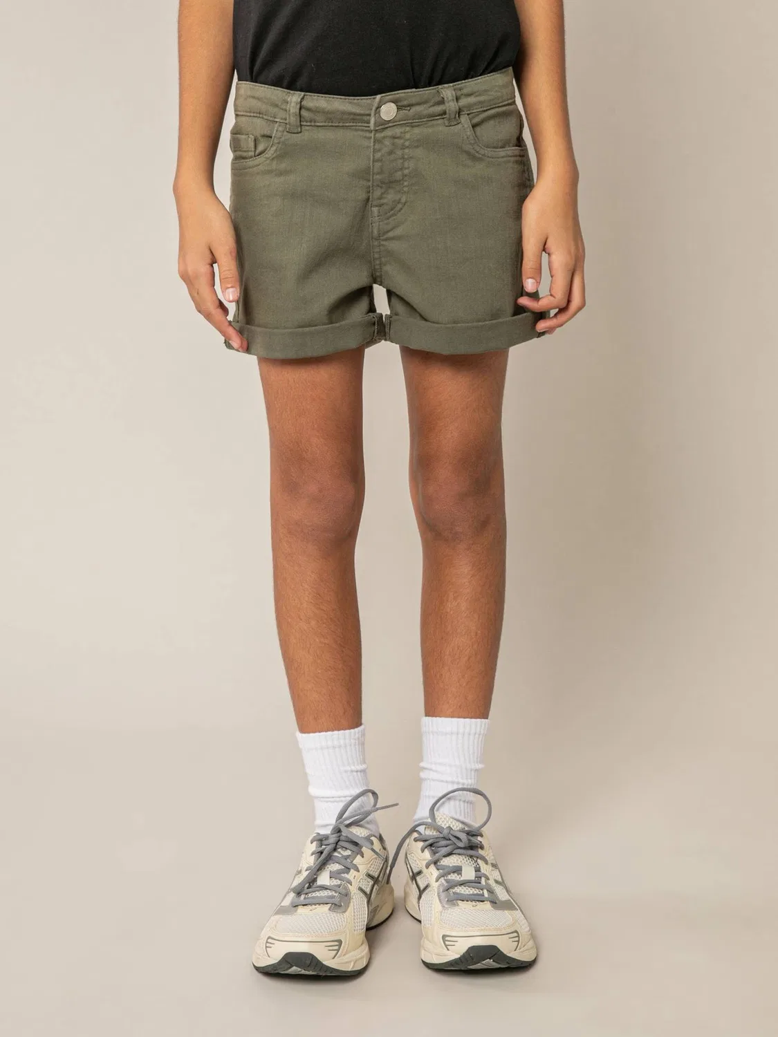 Брюки Deeluxe Regular Pants CERISE цвета хаки — фото 3