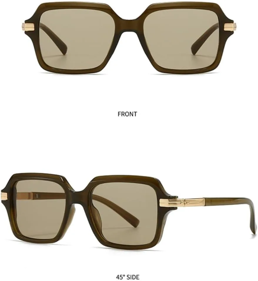 

Солнцезащитные очки для мужчин и женщин - защита UV400 - большая оправа с градиентными линзами для занятий спортом на открытом воздухе и вождения LXLHWN, Tyj538-5