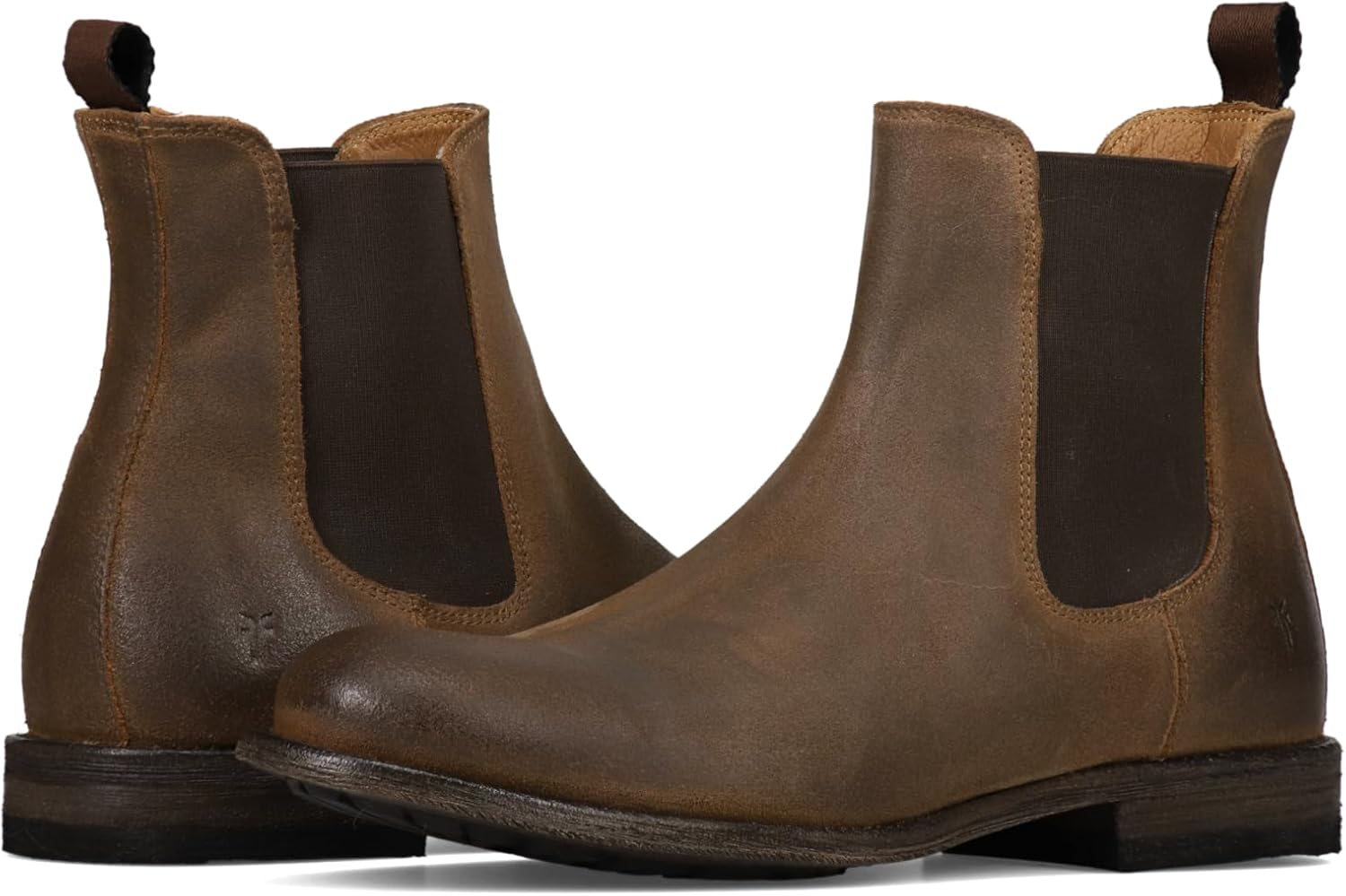 

Мужские ботинки Frye Tyler Chelsea с гибкой конструкцией Блейк, эластичными боковыми панелями, удобной стелькой и полной кожаной подкладкой - высота голенища 15 см, Bark - Waxed Hendricks