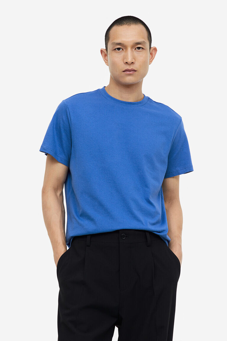 

Футболка стандартного кроя H&M, синий