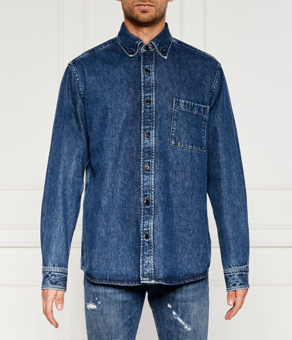 

Рубашка джинсовая Boss Relaxed Fit C-olaf, синий