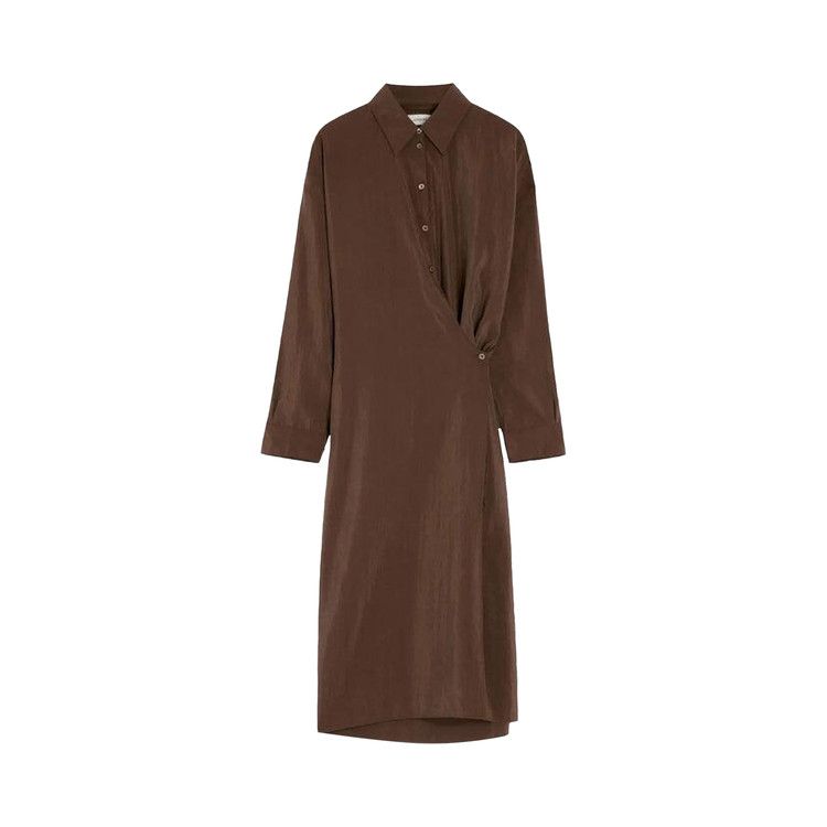 

Топ Lemaire Straight Collar Straight Collar Twisted Dresses, Brunette