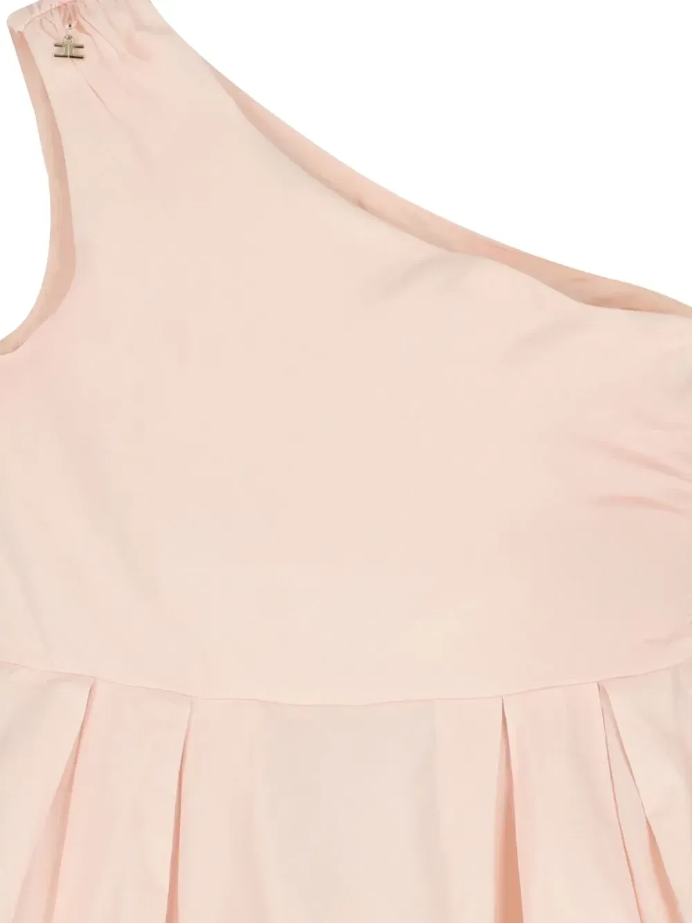 Плиссированное платье на одно плечо Elisabetta Franchi Kids, розовый — фото 3