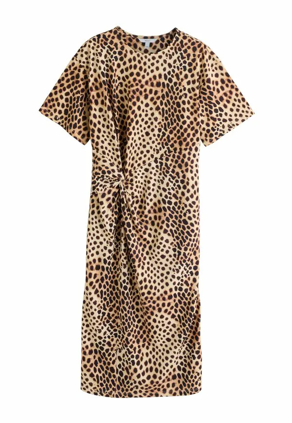 Трикотажное платье Next, Leopard Print