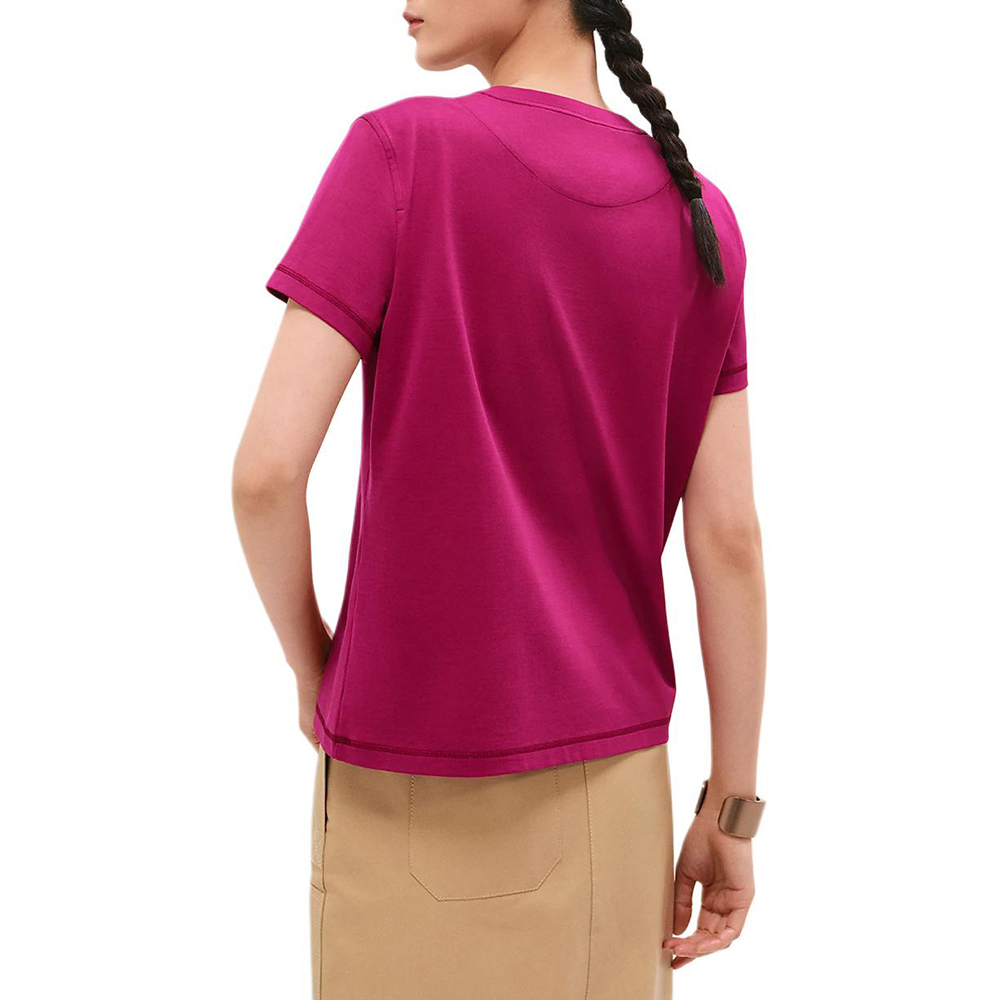 HERMES Футболка Women's Rose Red — фото 4