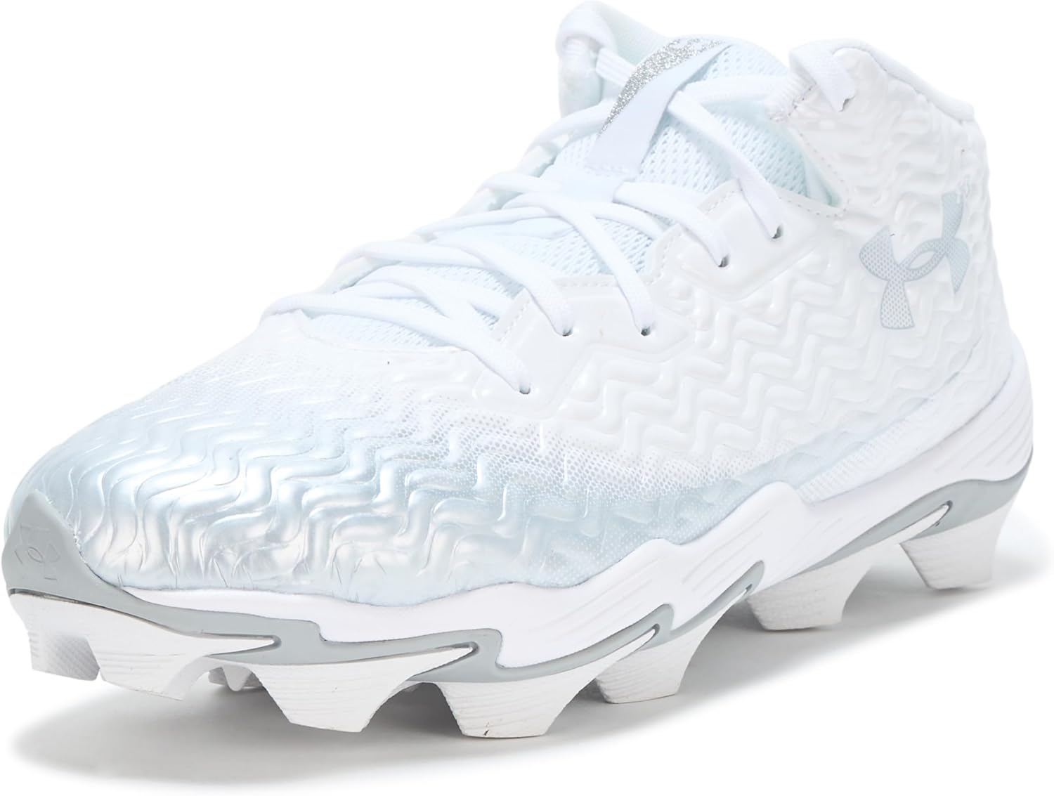 

Under Armour мужские кроссовки Spotlight Hammer Rm, (100) White/Metallic Silver/Metallic Silver