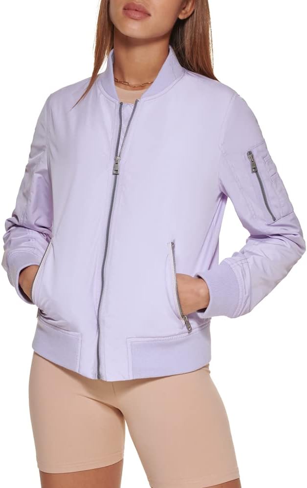 Женская куртка-бомбер Levi's Melanie Newport (стандартный и большой размер), Violet — фото 2