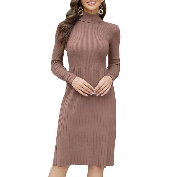 

Женское бархатное платье с запахом, v-образным вырезом, плиссированной талией и длинными рукавами Missky, Camel