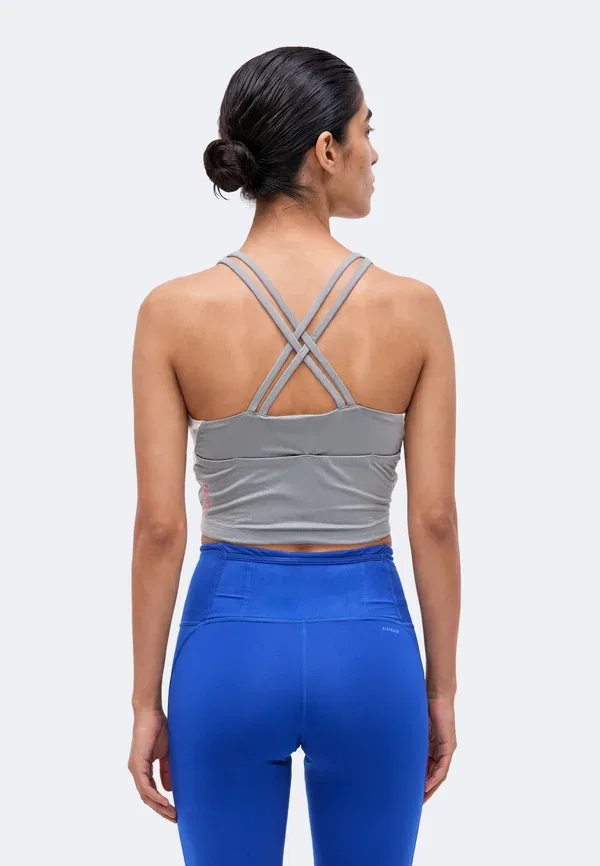 Топ Adidas Performance, серый — фото 3