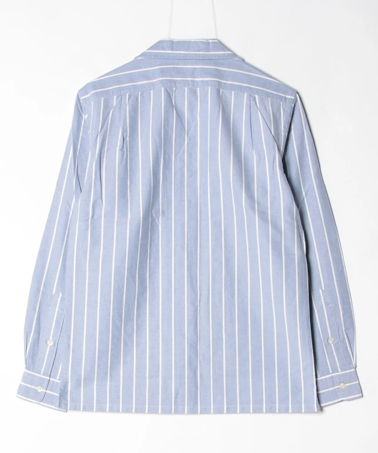 Мужская рубашка с длинным рукавомв полоску Classic Fit Camp Oxford POLO RALPH LAUREN, Blue — фото 4