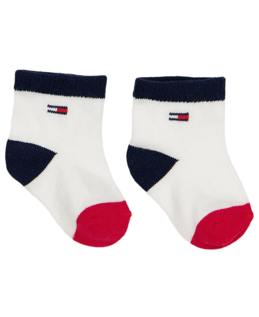 Комплект из 3 предметов: боди с длинным рукавом, брюки и носки Tommy Hilfiger, Red Navy — фото 3