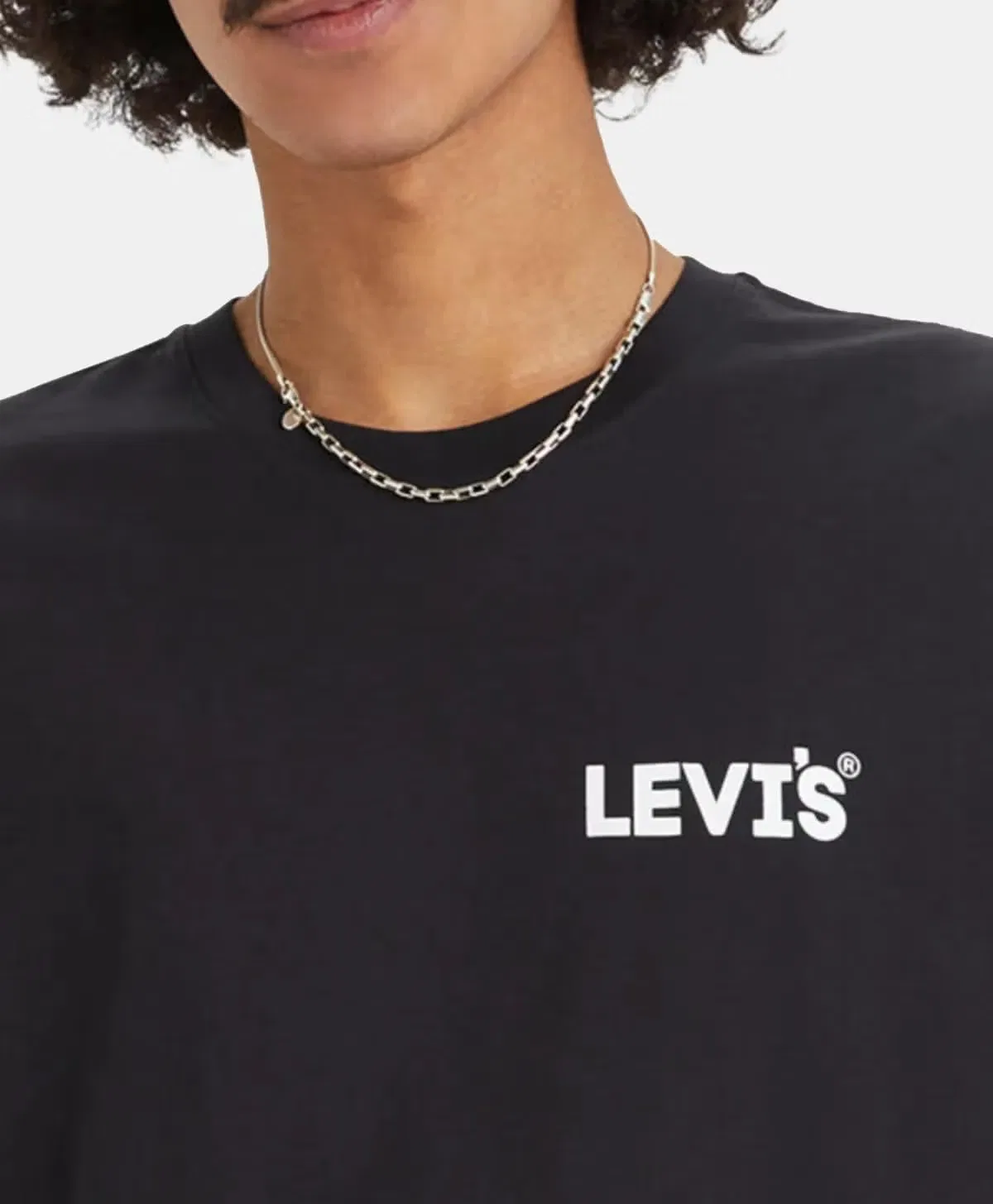Футболка с длинным рукавом свободного кроя Levi'S, черный — фото 3