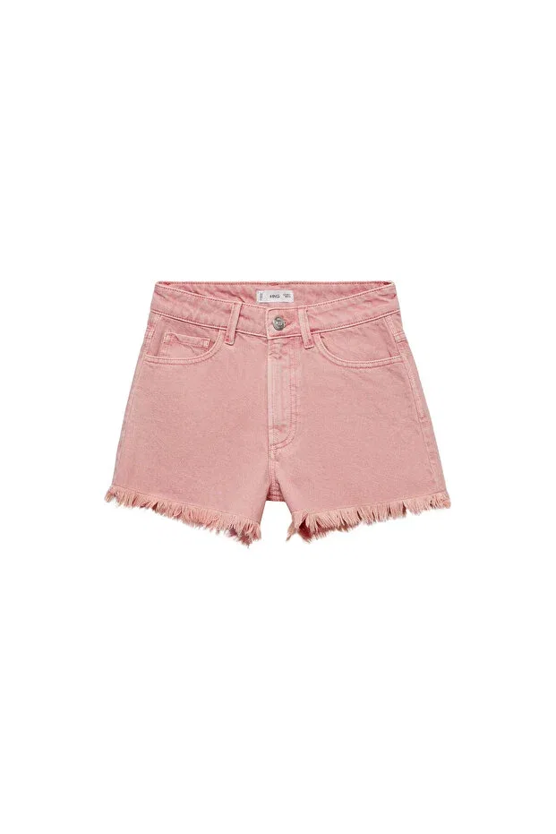 Детские шорты для девочек бермуды Mango, Pink — фото 2
