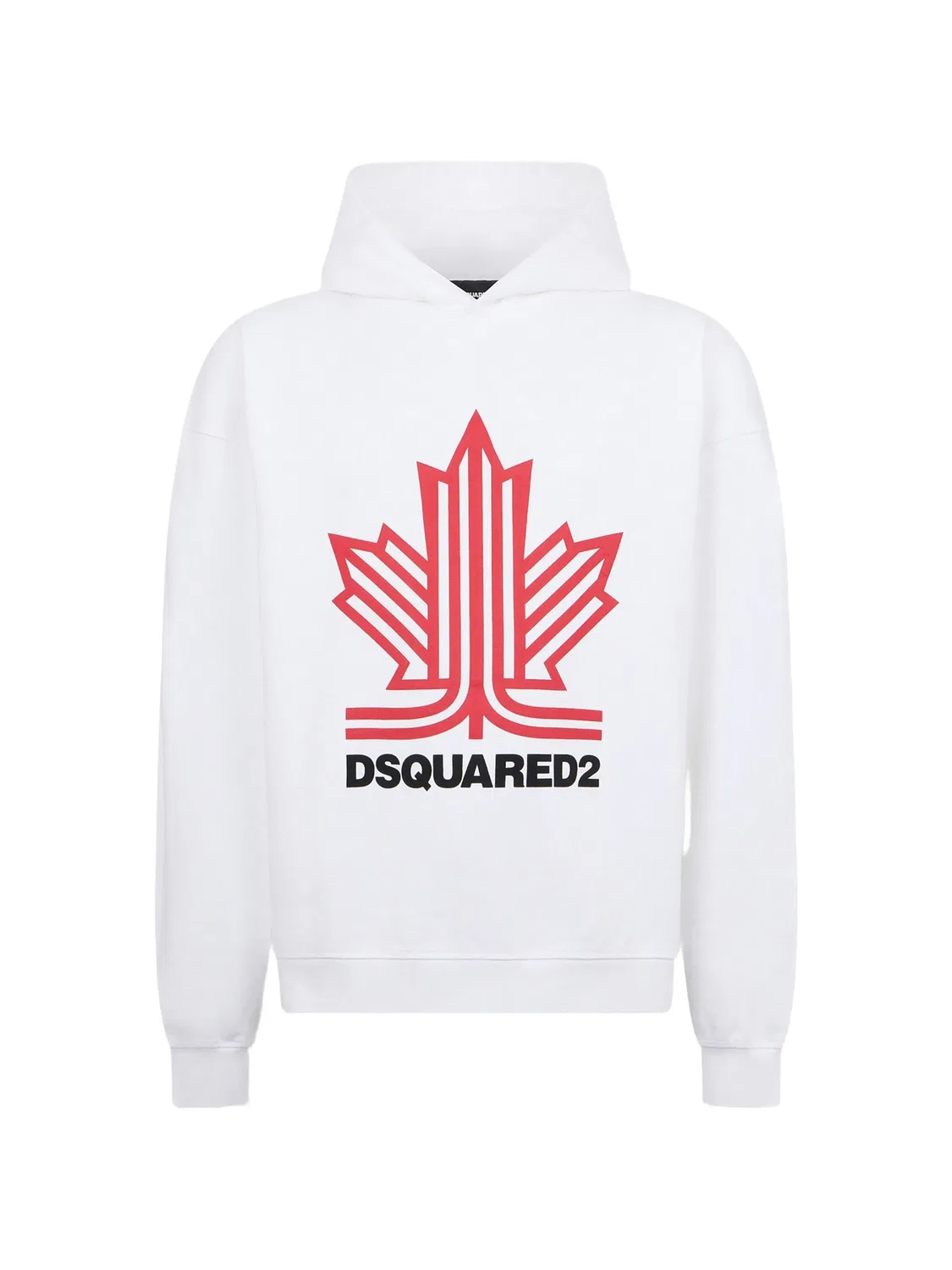 Худи Ski Leaf с принтом DSQUARED2, белый